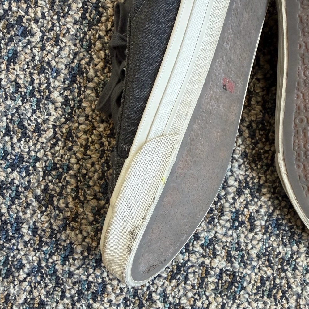 Taos Footwear Casual Canvas Sneakers in Charcoal Worn Once! - Picture 4 of 6